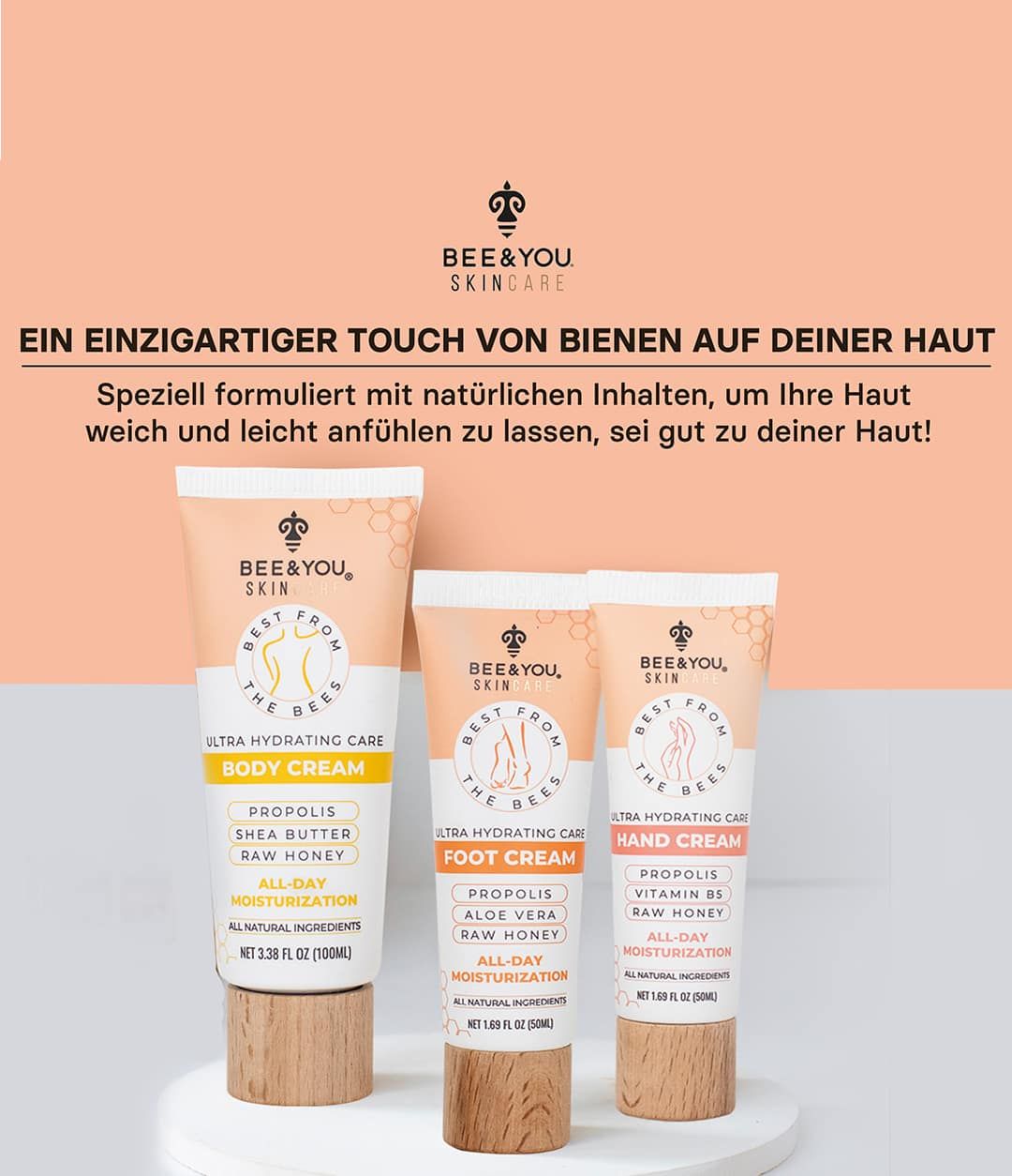 BEE&YOU Propoliscreme , Körpercreme mit Propolis