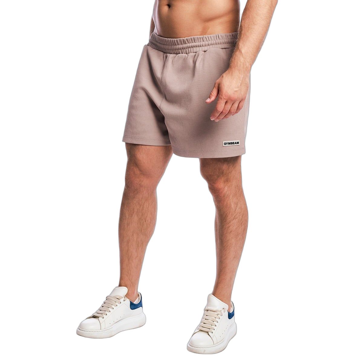 GymBeam Shorts Herren Oversized mit Kordelzug Aura Roux