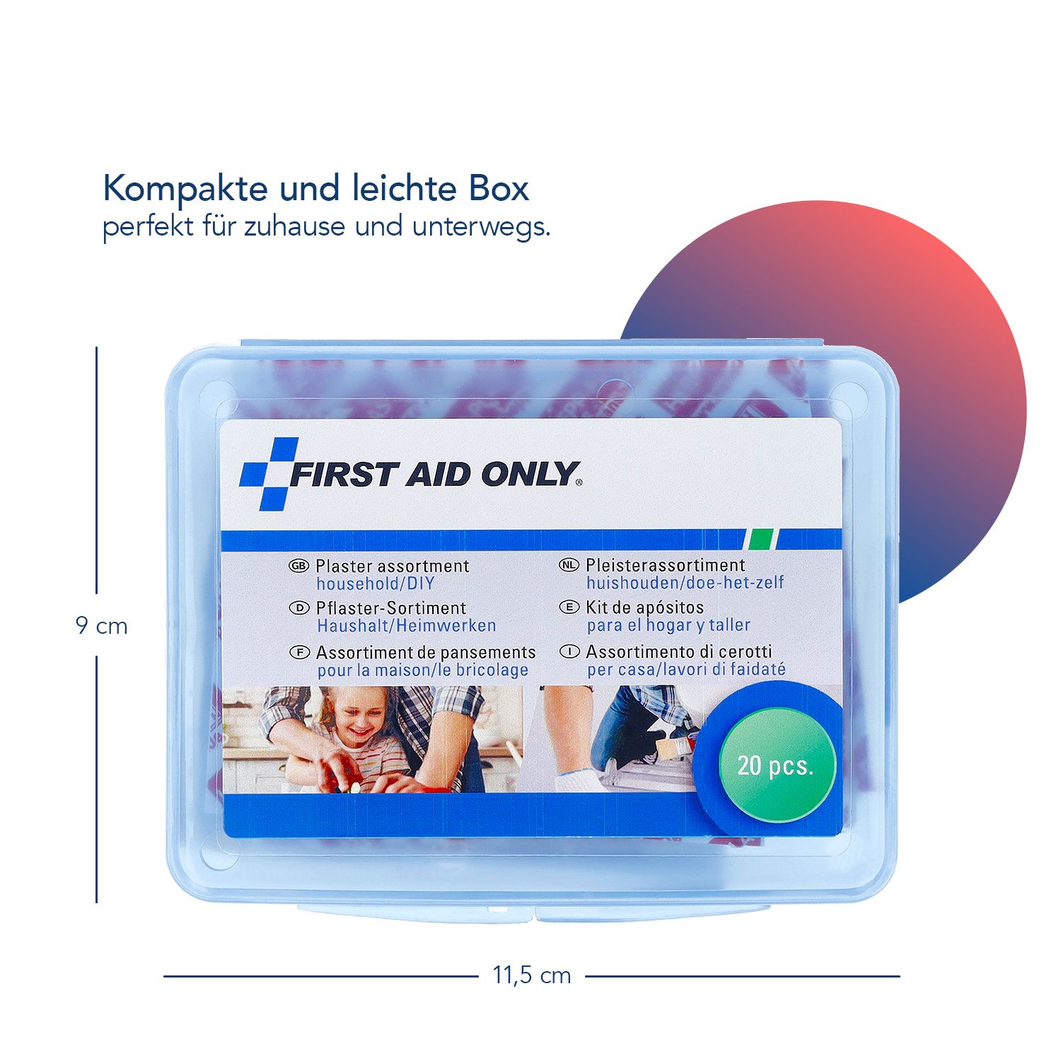 First Aid Only Pflasterbox klein Haushalt
