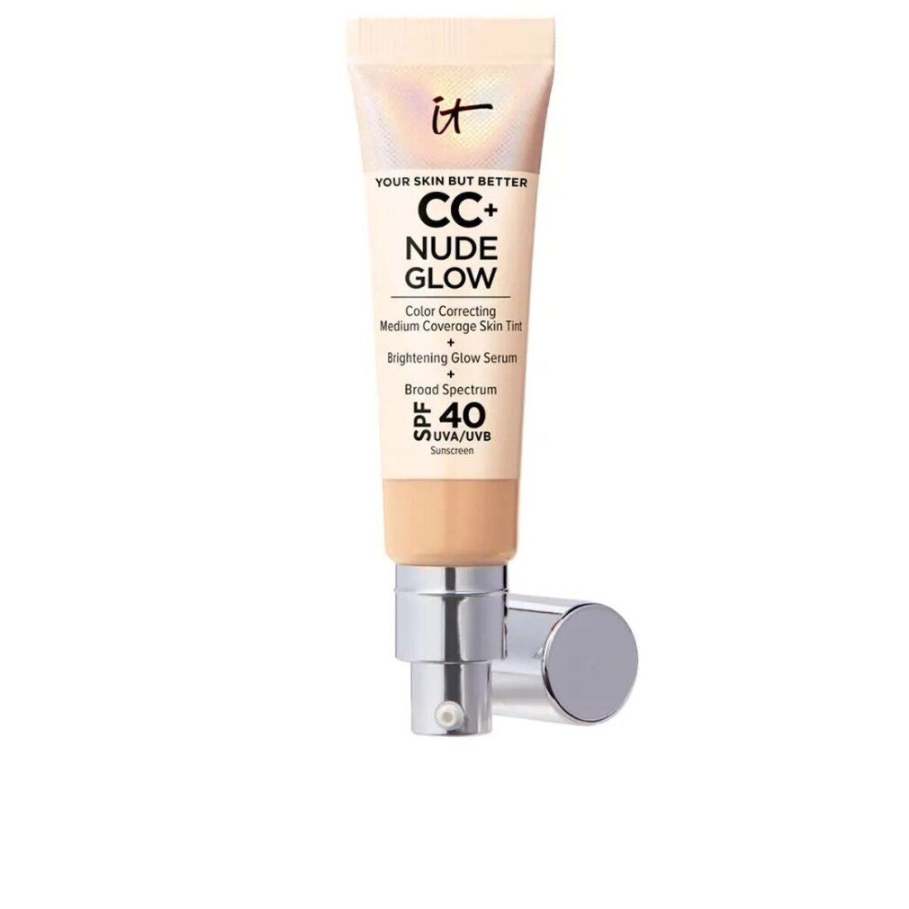 Beige Tube mit Aufschrift "IT CC+ Nude Glow SPF40".