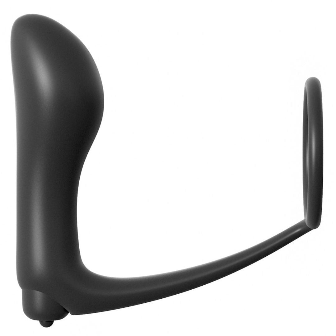 Penisring „Vibrating Plug“ mit batteriebetriebenem Vibro-Analplug| Vibration| analfantasy collection