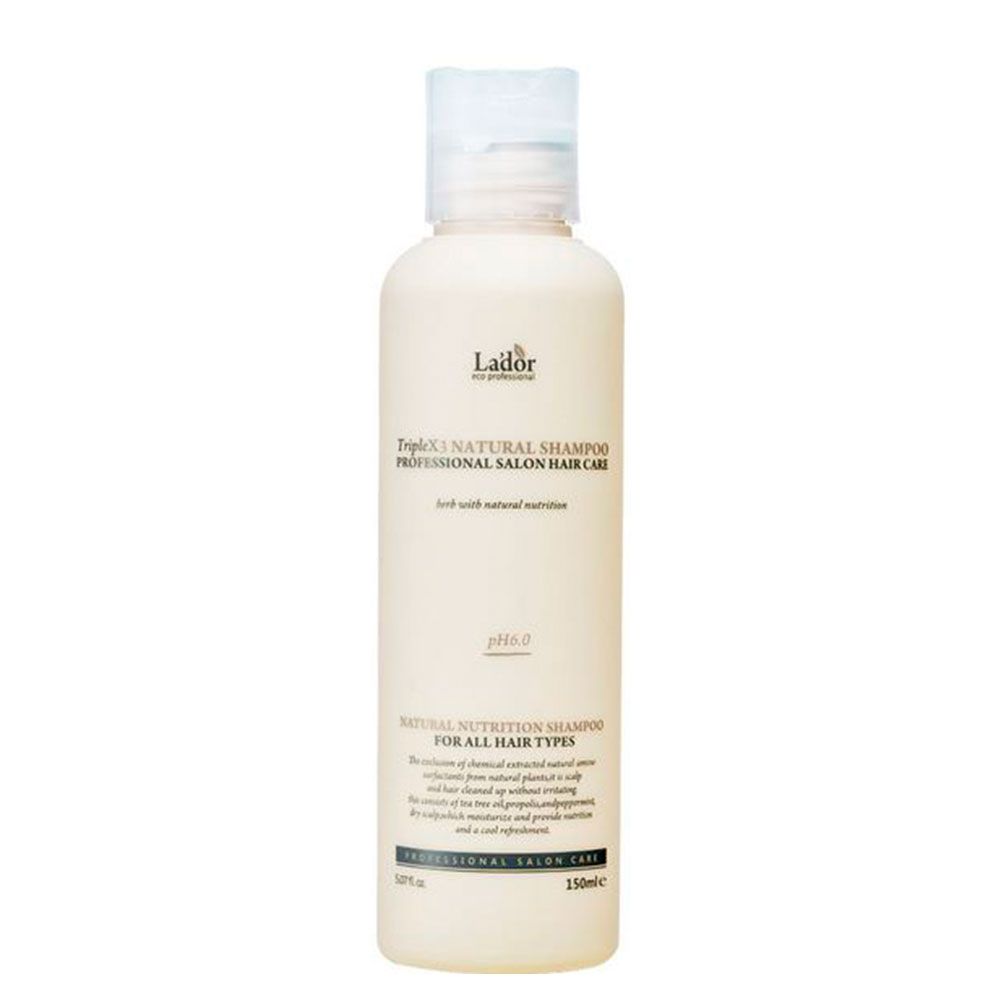 Lador TripleX3 Natural Shampoo Flasche, 150ml.