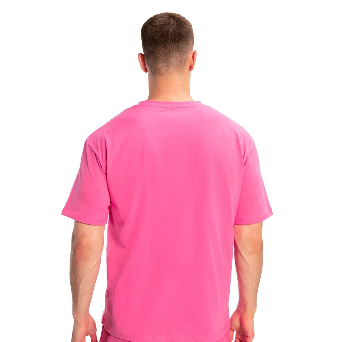 GymBeam T-Shirt Herren Oversized Kurzarm Limitless Dragonfruit