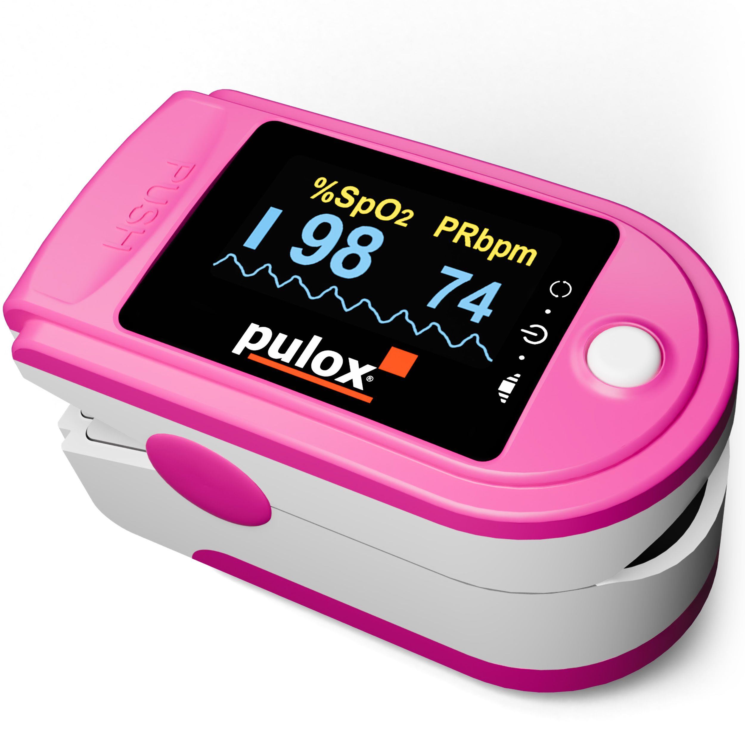 Pulox PO-200 Solo - Finger-Pulsoximeter in Pink