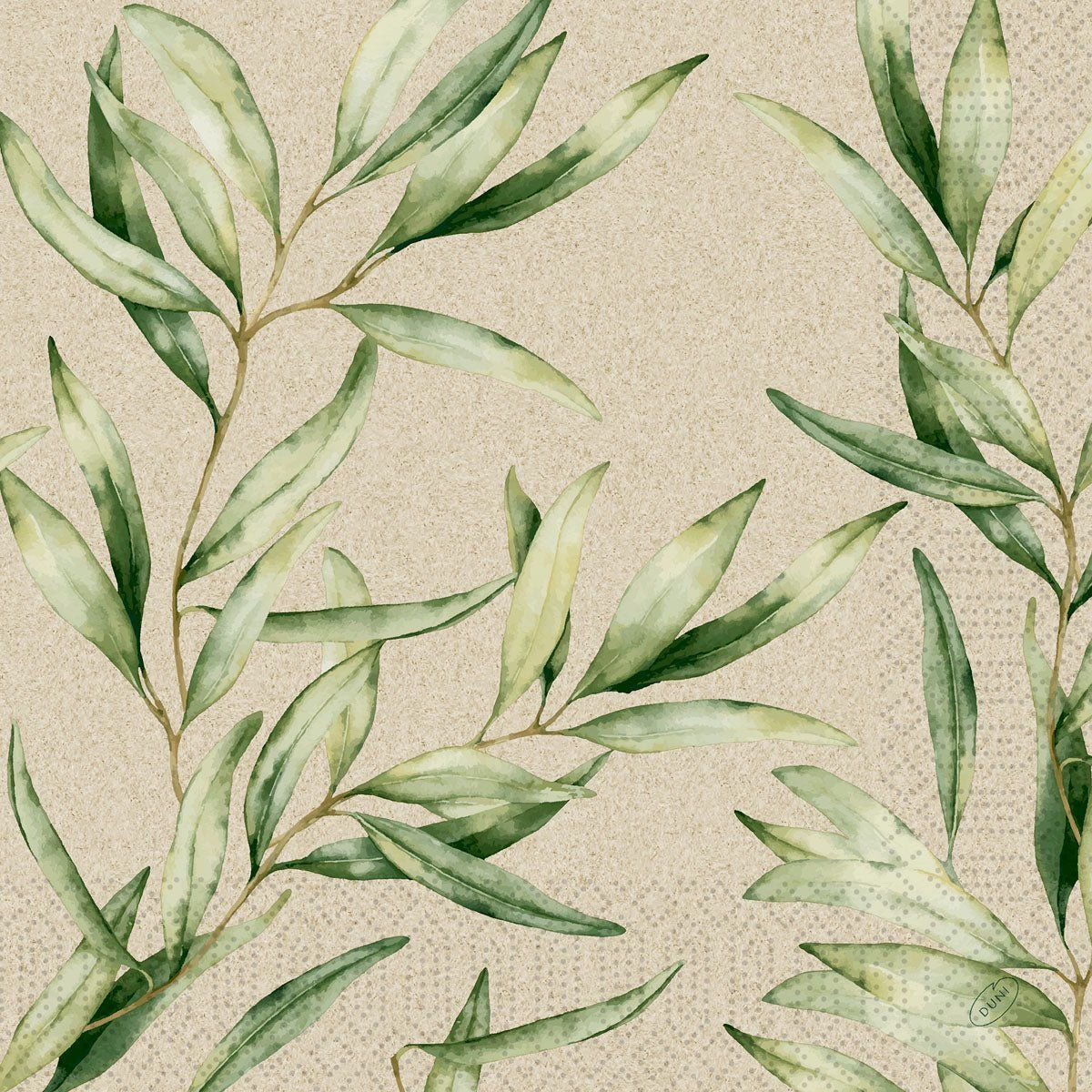 Zelltuchservietten 40 x 3-lagig 1/4 Falz Foliage 250 St Tücher