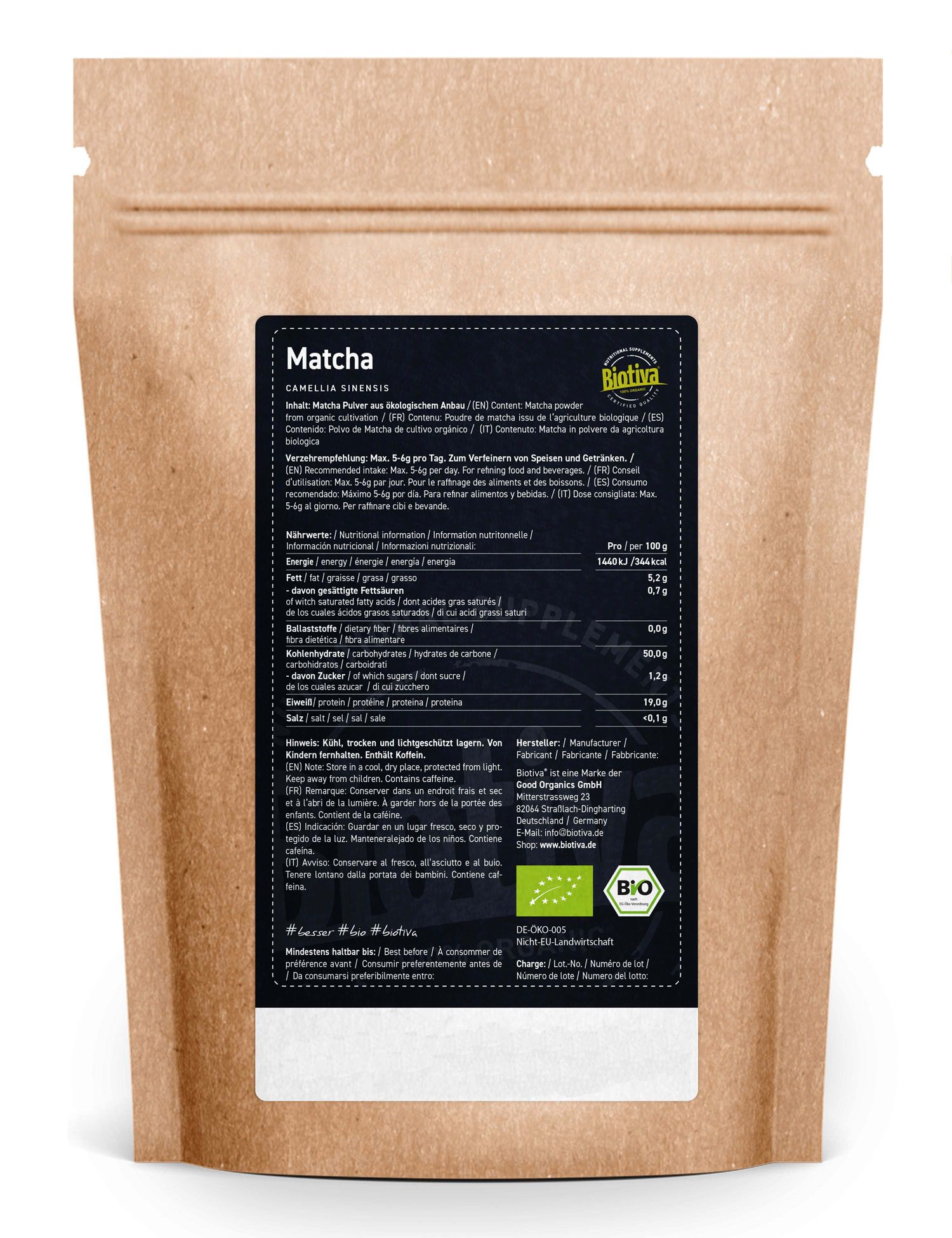 Biotiva Matcha Tee Bio