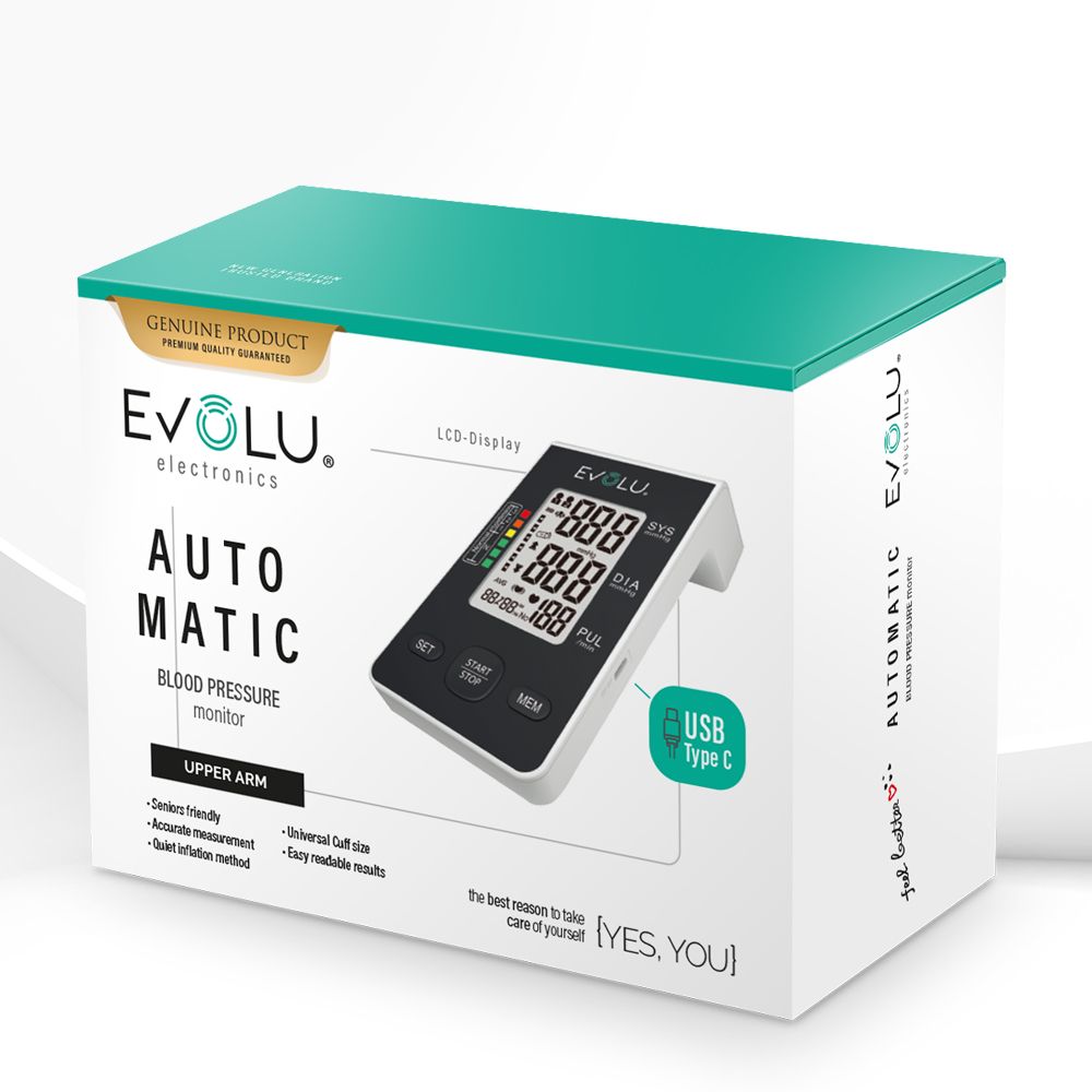 EVOLU AUTOMATIC Oberarm-Blutdruckmessgerät