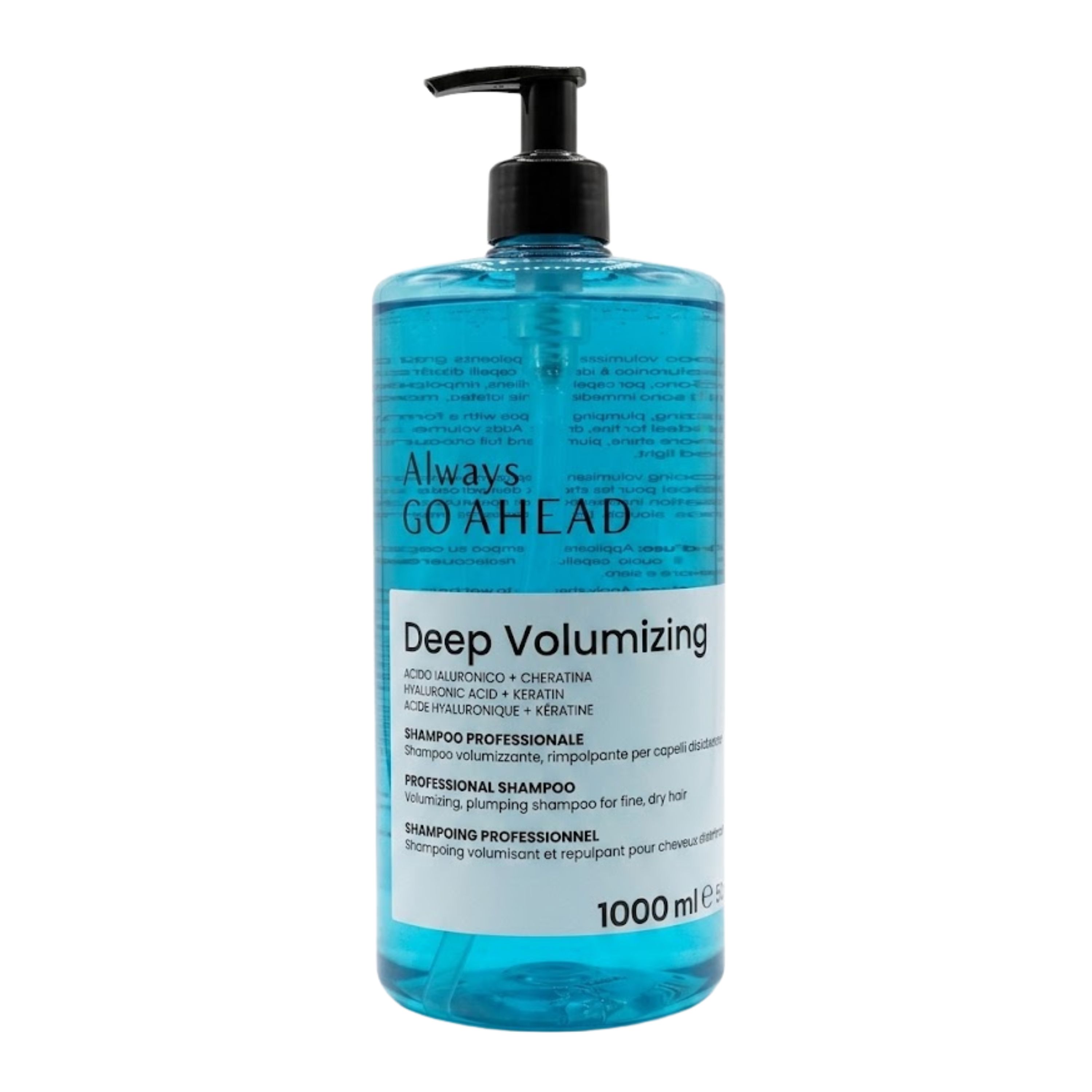 ALWAYS GO AHEAD Deep Volumizing Shampoo Professionale Capelli Fini e Disidratati