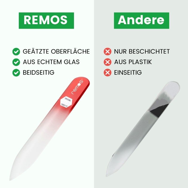 REMOS Glasnagelfeile 8 cm