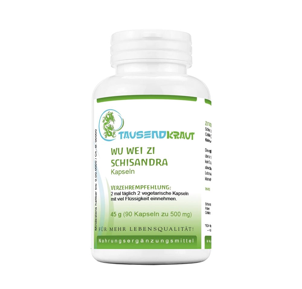 Tausendkraut Wu Wei Zi - Schizandra Extrakt Kapseln