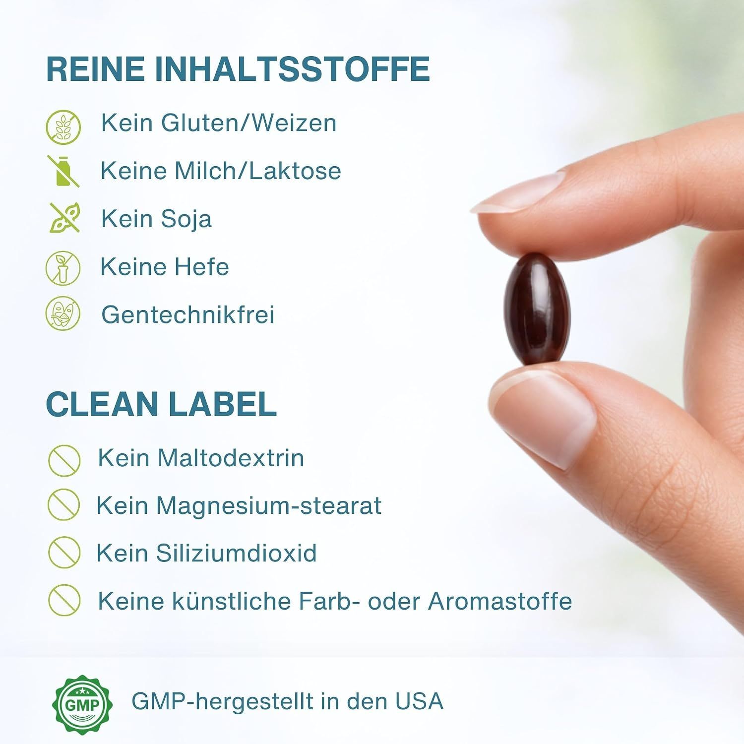 Diagramm zeigt doppelten maximalen Plasmaspiegel von CoQsol-CF CoQ10 im Vergleich zu Standard CoQ10.