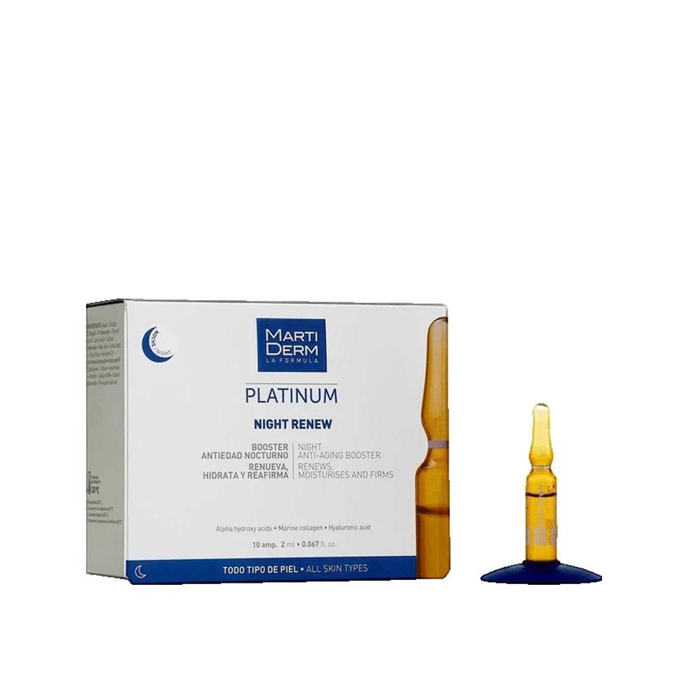 Martiderm Proteoglicanos Skin Martiderm Platinum Night Renew Siero Viso Rigenerante Notte 8 Pc