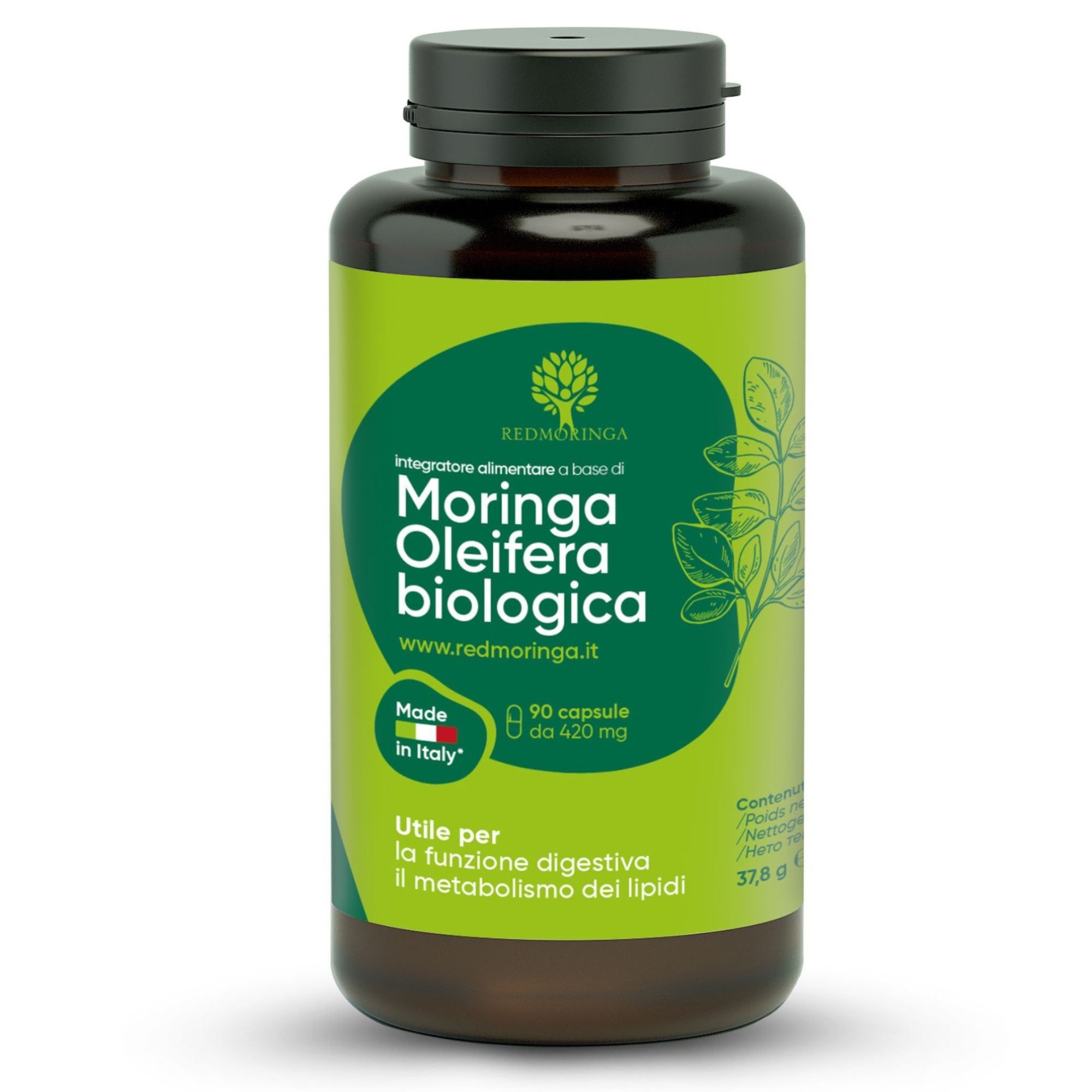 RedMoringa MORINGA BIO 90 Capsule