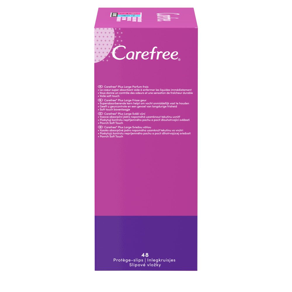 Carefree - Slipeinlagen "Plus Large mit Frischeduft"