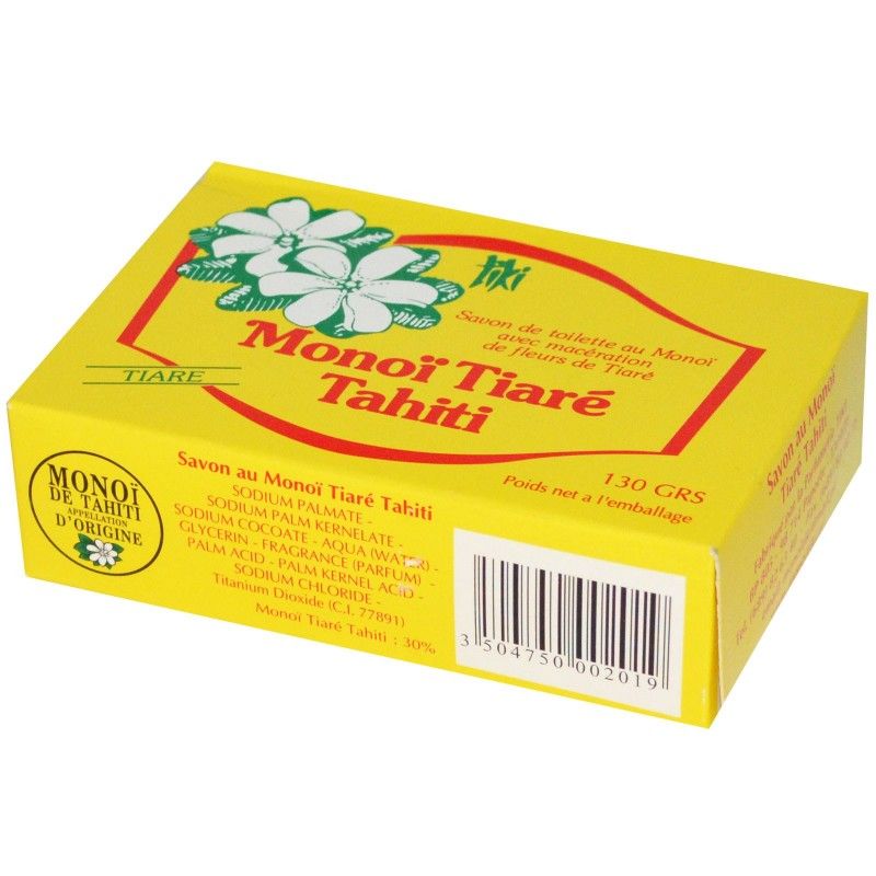 Monoi Tiki Tahiti - Tiare Kokosöl-Seife 130 g