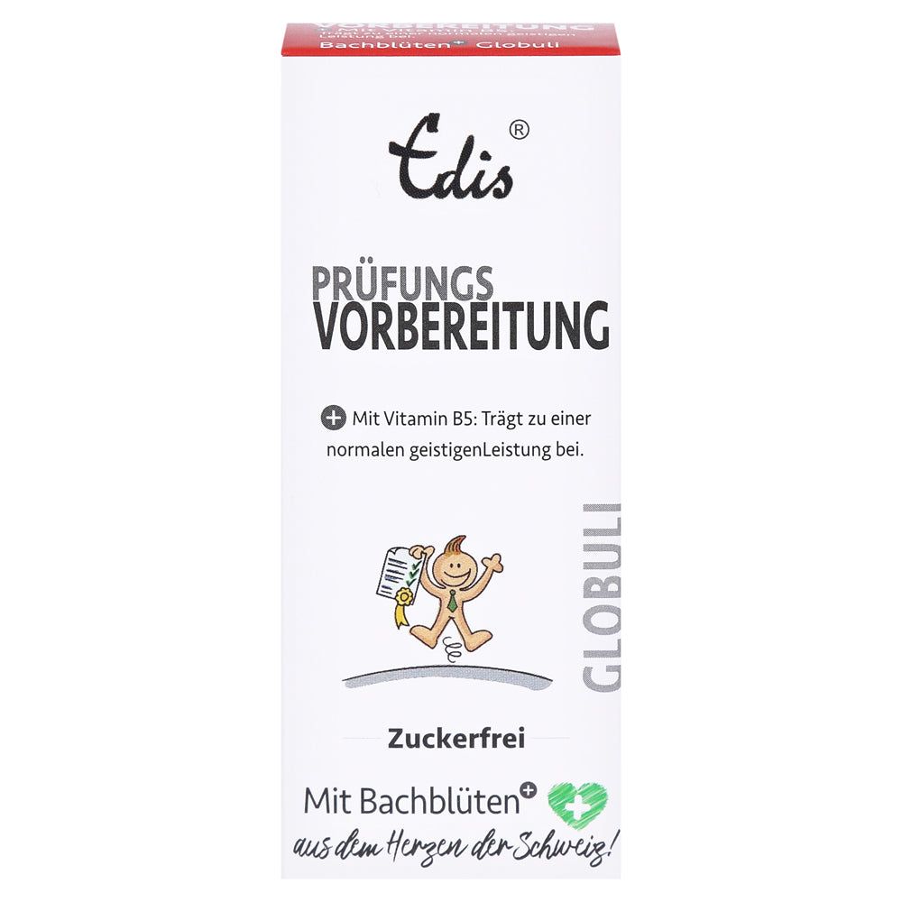 Edis Prüfungsvorbereitung Bachblüten Globuli 18 g