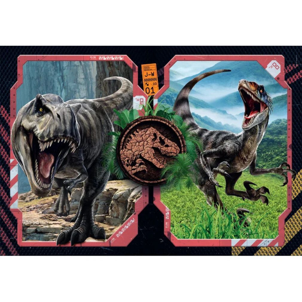 Jurassic World Puzzle 2x60 Stück