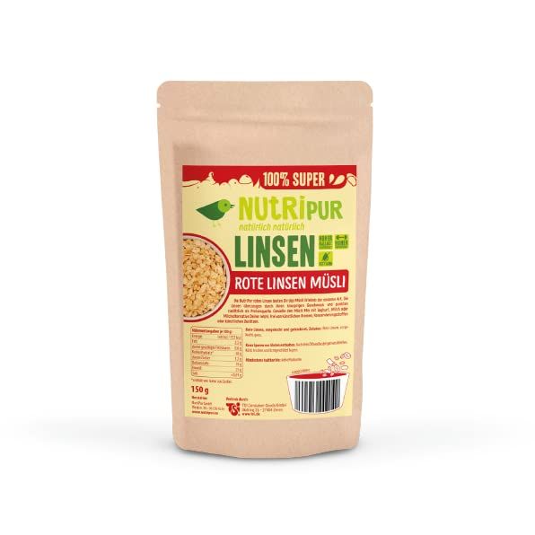 NutriPur High Protein Müsli Rote Linsen