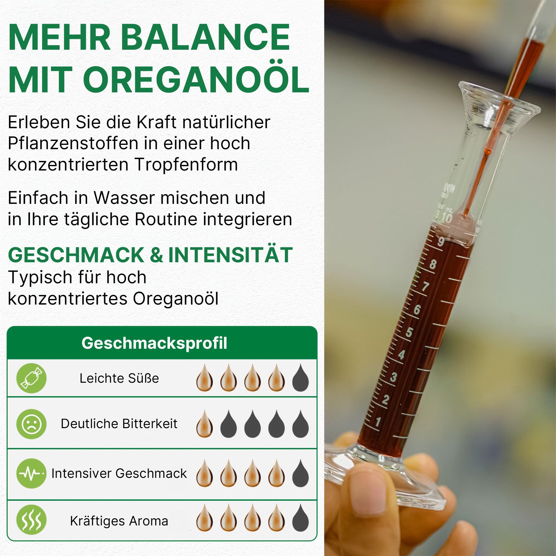 ALIVER Wildes Oregano Öl Liquid Tropfen mit Carvacrol Vegan Natur