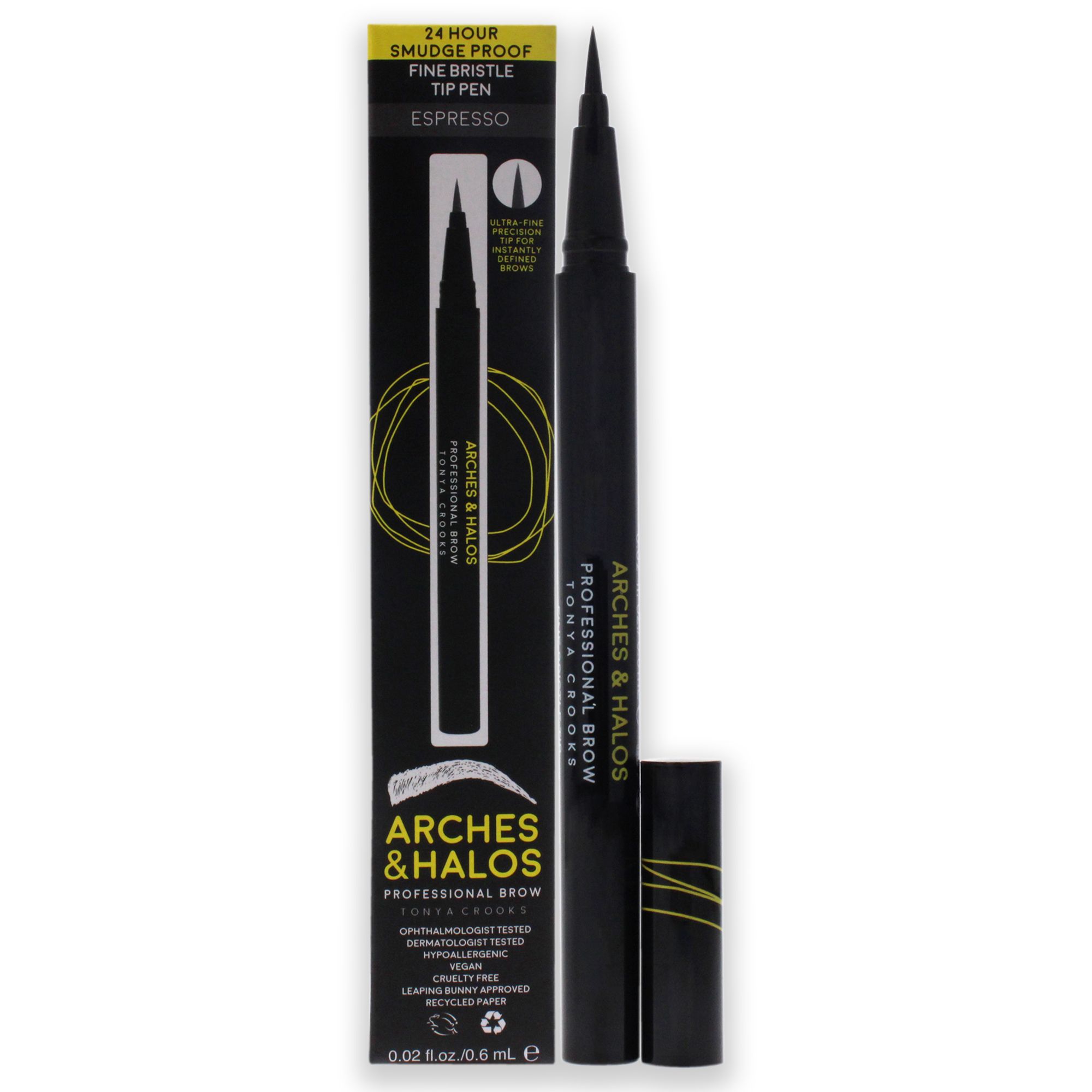 Fine Bristle Tip Pen - Espresso von Arches and Halos