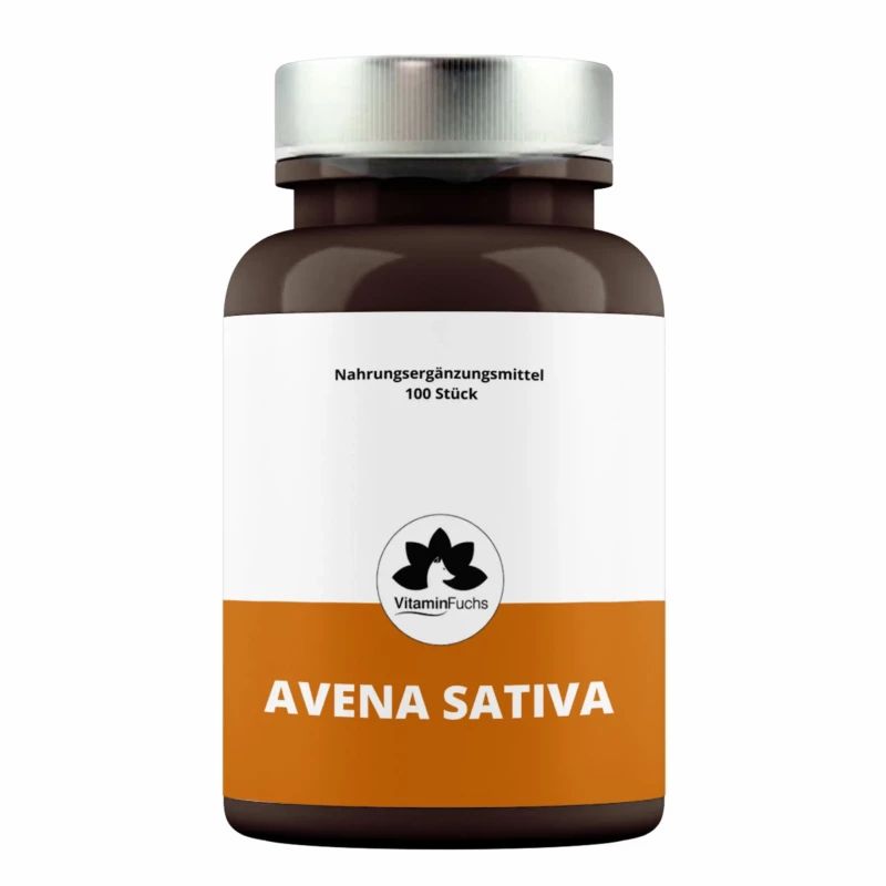 Avena Sativa Kautabletten mit Zink Hochdosiert von VitaminFuchs 100 St