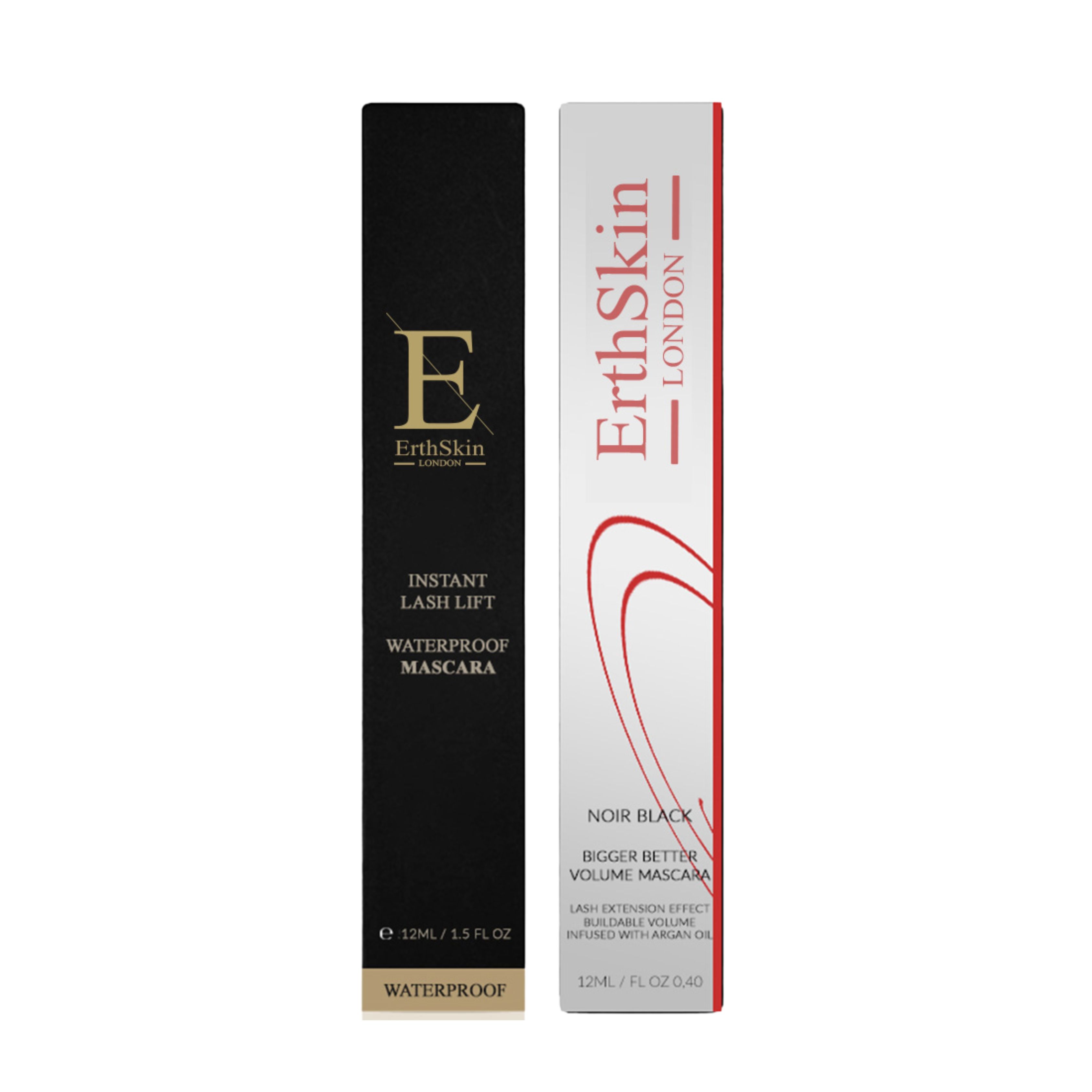 ErthSkin London Wimpernlifting-Mascara + Volumen-Mascara
