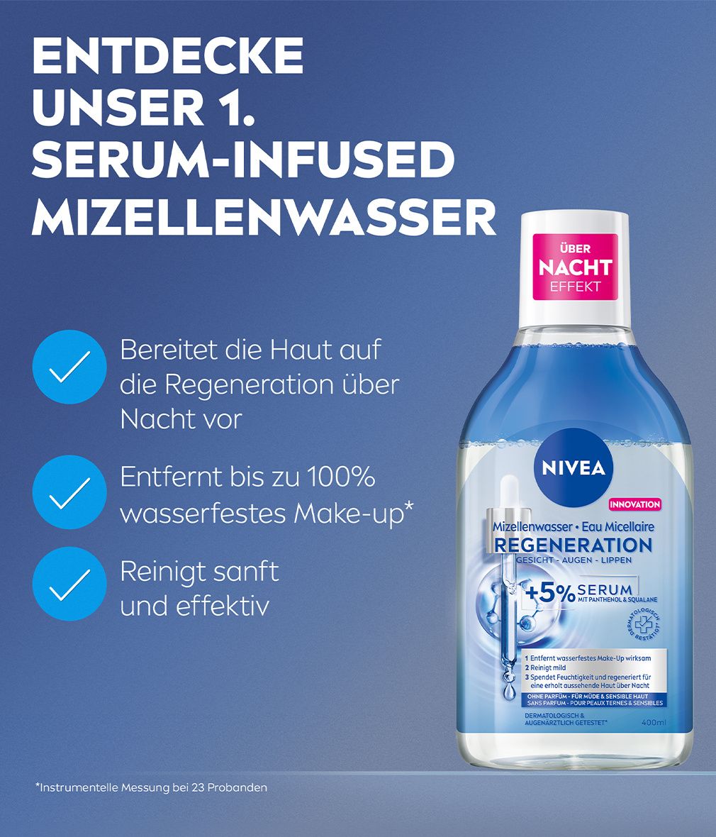 NIVEA Mizellenwasser Regeneration Make-Up Entferner