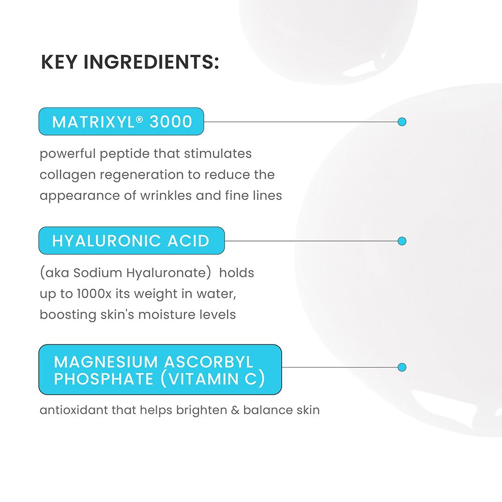 TIMELESS SKIN CARE Hyaluronic Acid + Vitamin C Moisturizing Face Serum