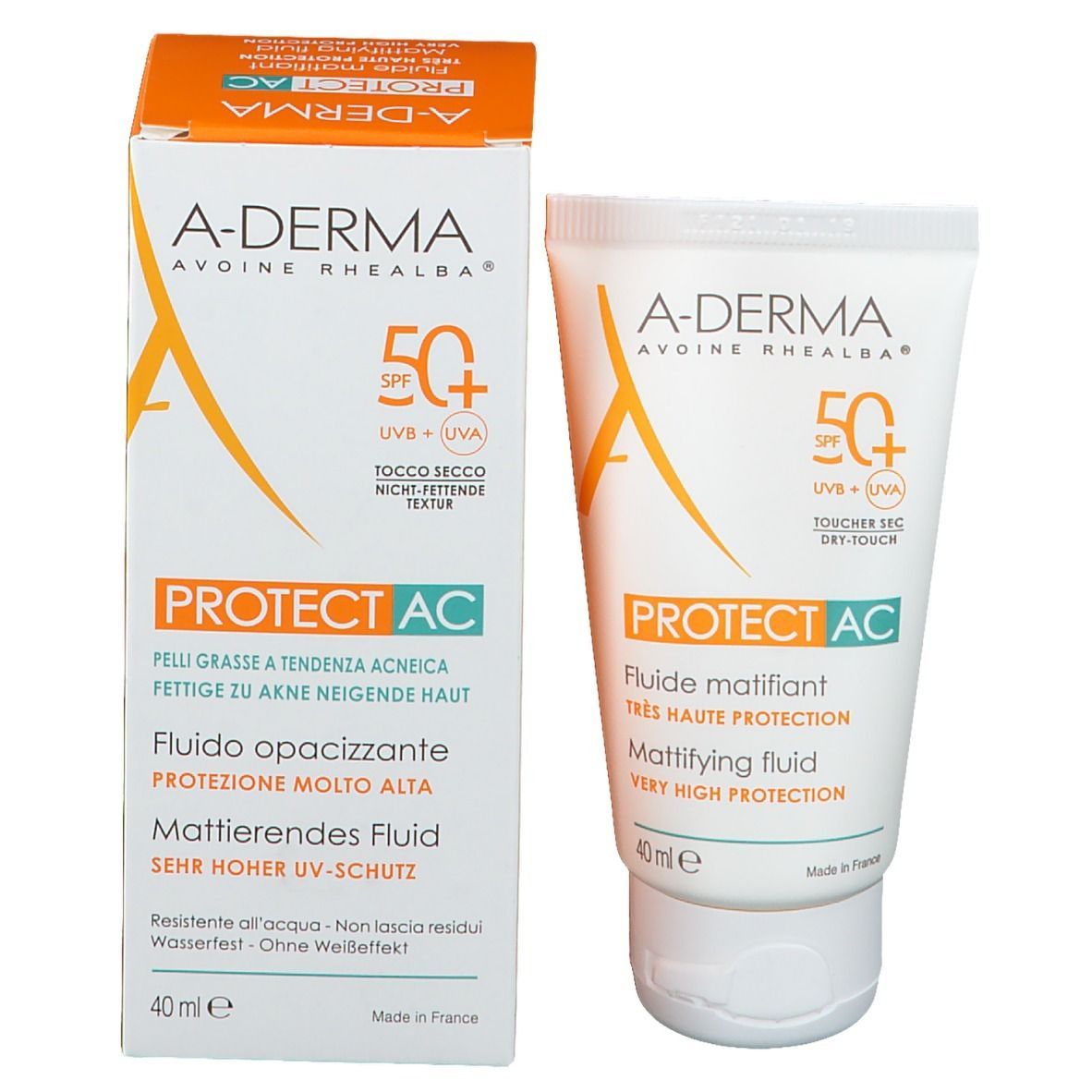 A-Derma Protect AC Mattierendes Fluid LSF 50+