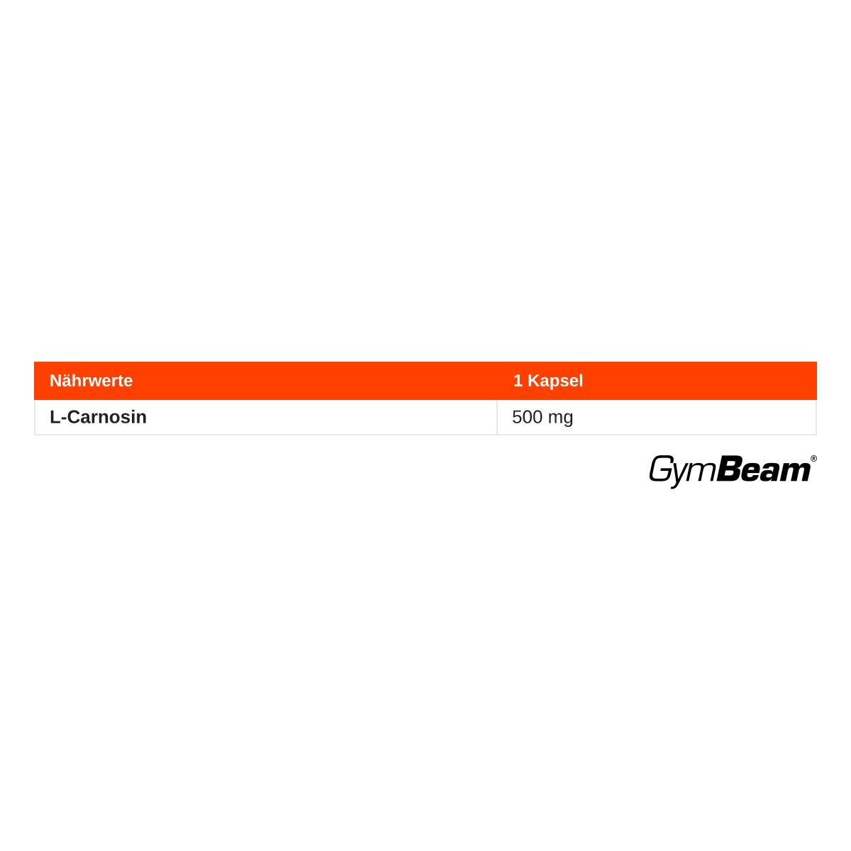 GymBeam L-Carnosin vegane Kapseln