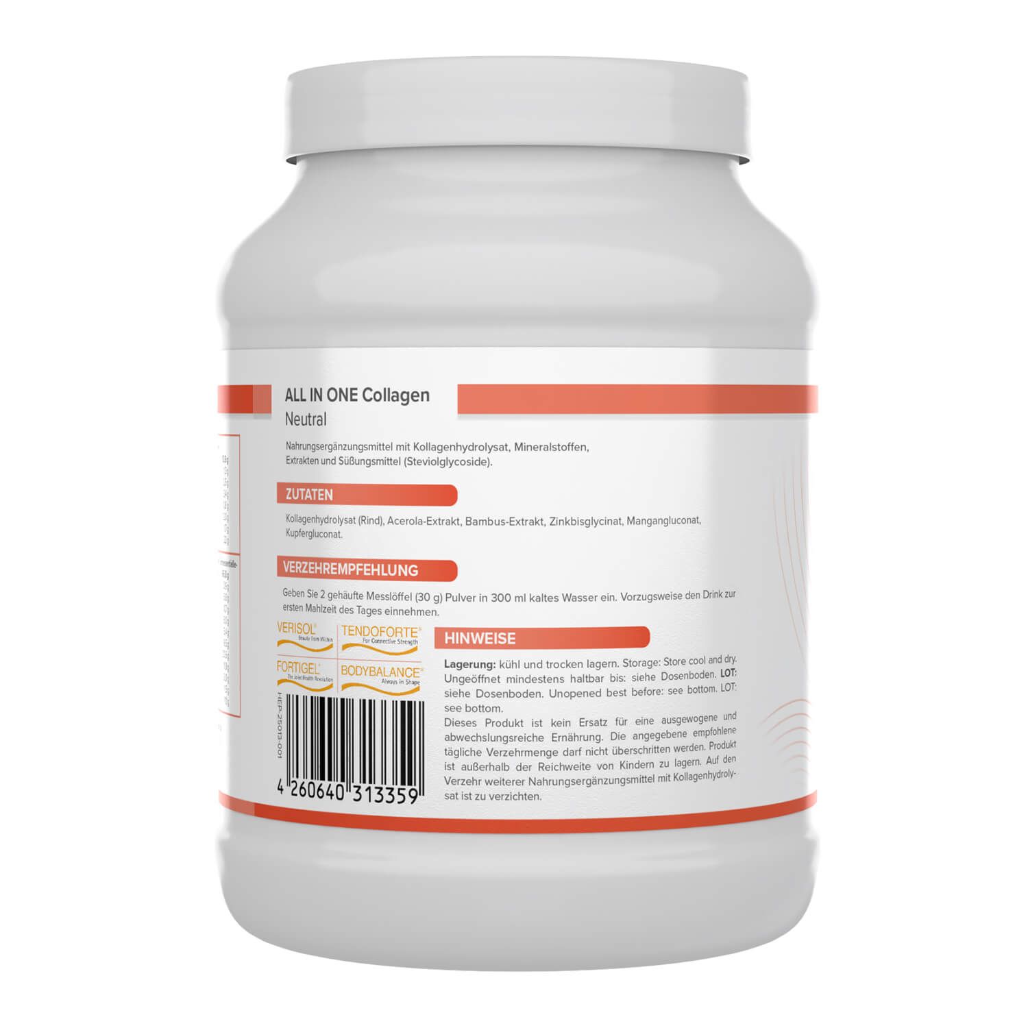 Health+ All in One Collagen 600 g Pulver