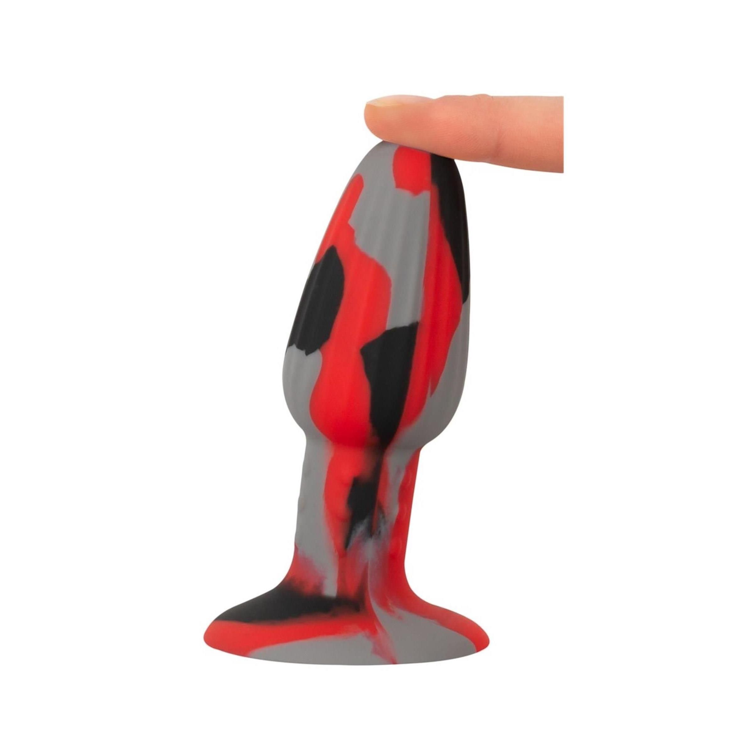 ANOS Triple Color Butt Plug 4 cm