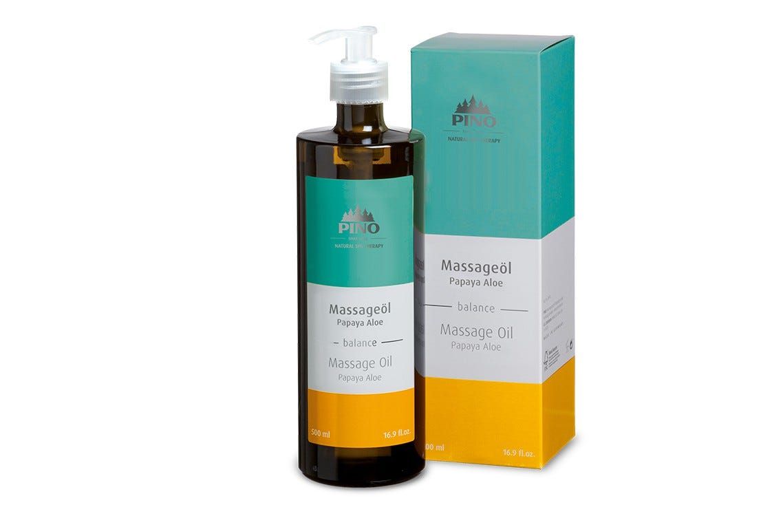 Pino Massageöl Papaya Aloe 100% Naturrein