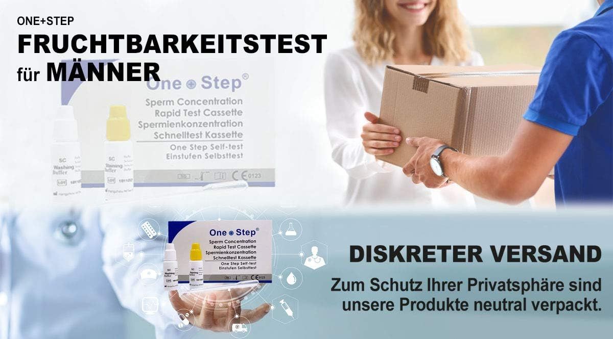 One+Step Fruchtbarkeitstest Sperma Test für Männer - Spermientest für zu  Hause 1 St - SHOP APOTHEKE