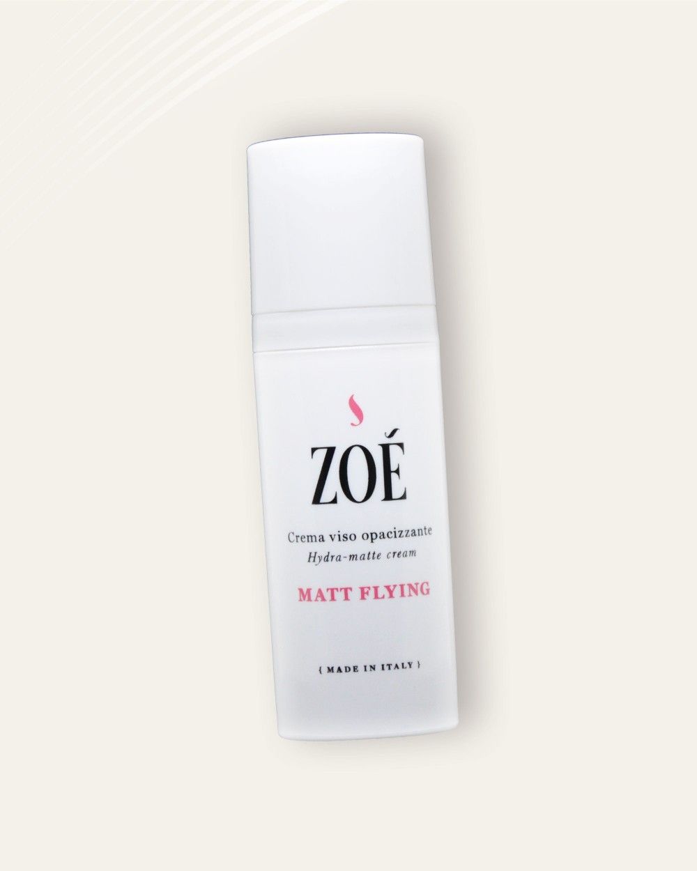 Zoé MATT FLYING Crema viso opacizzante con Complesso Antinquinamento, Acido Ialuronico e Vitamina C