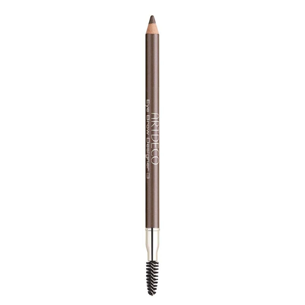 Artdeco Eye Brow Designer mit integrierter Bürste. Brauner Augenbrauenstift mit Bürste am Ende.