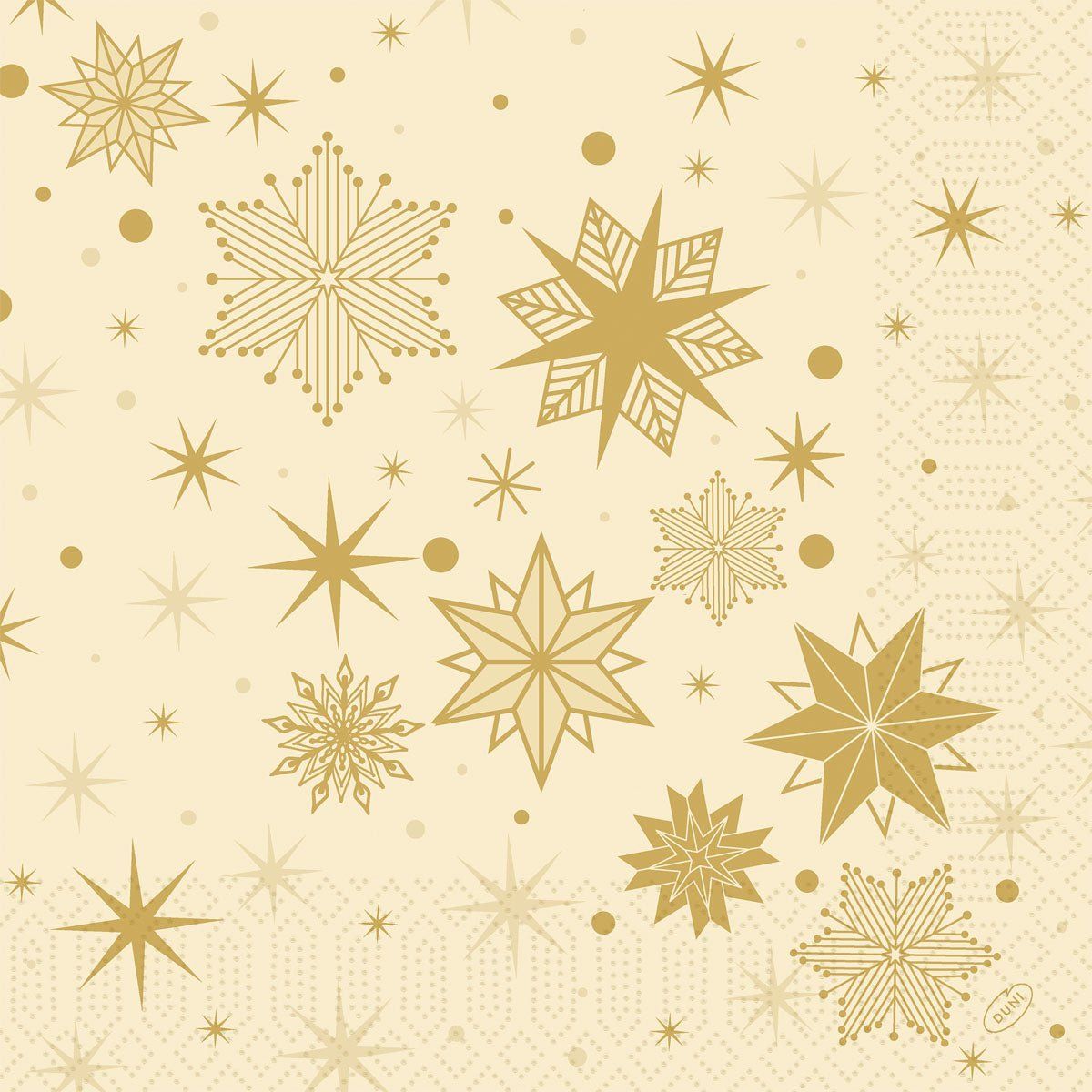 Servietten 40x40 3-lagig 1/4 Stargazing cream 4000 St Tücher