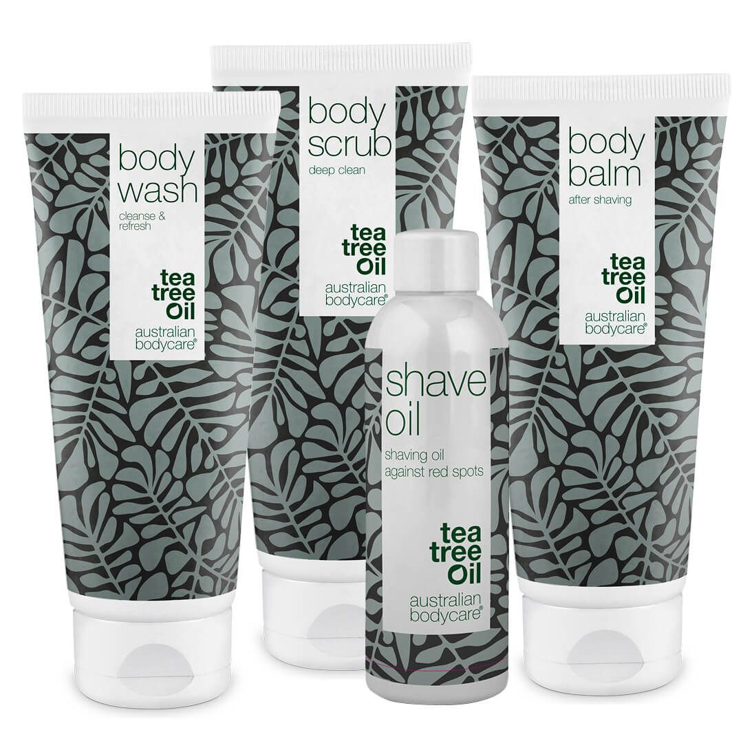 Australian Bodycare 4er–Paket gegen rote Rasierpickel
