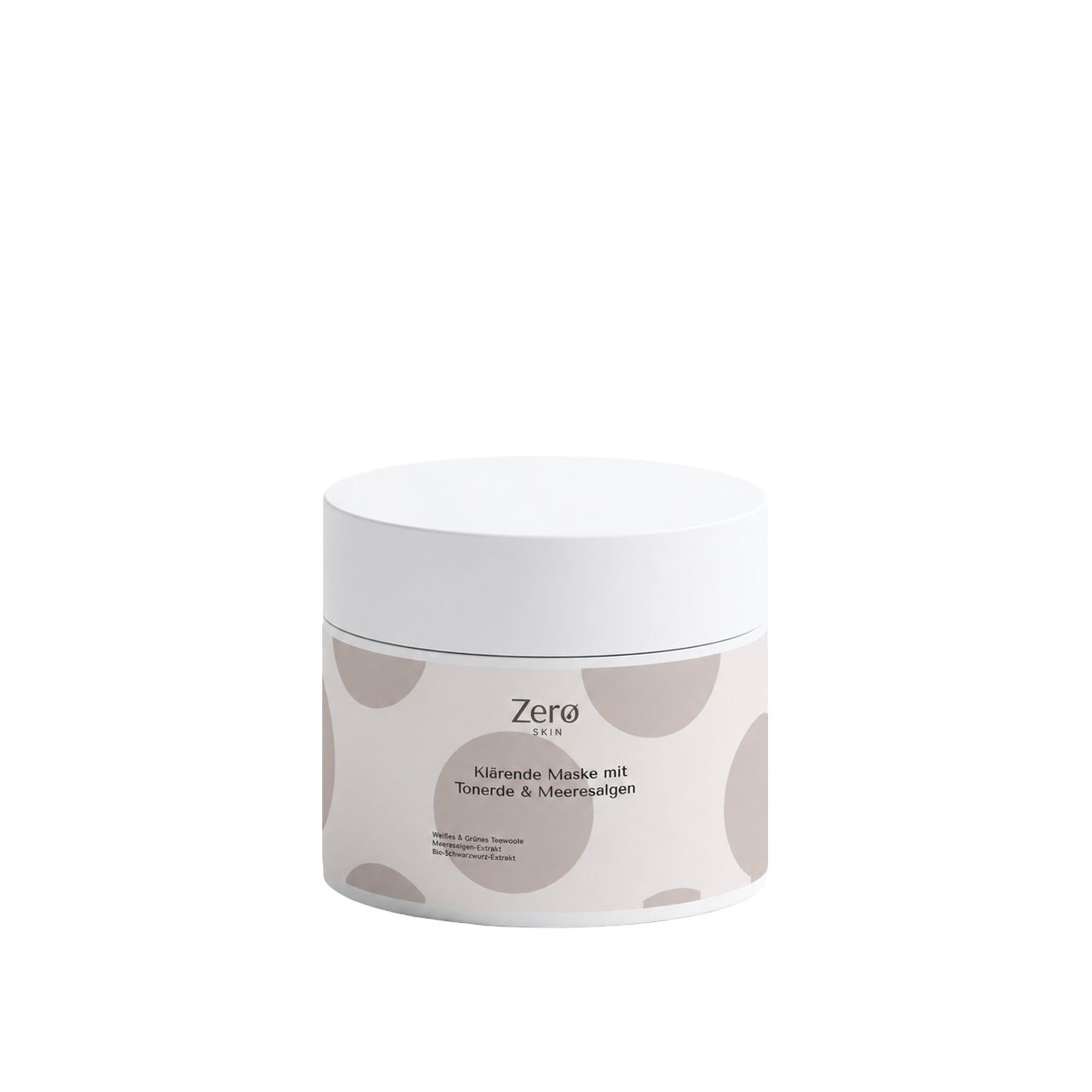 Zero Skin Klärende Maske mit Tonerde & Meeresalge, verfeinert Poren und klärt die Haut 90 ml Gesichtsmaske