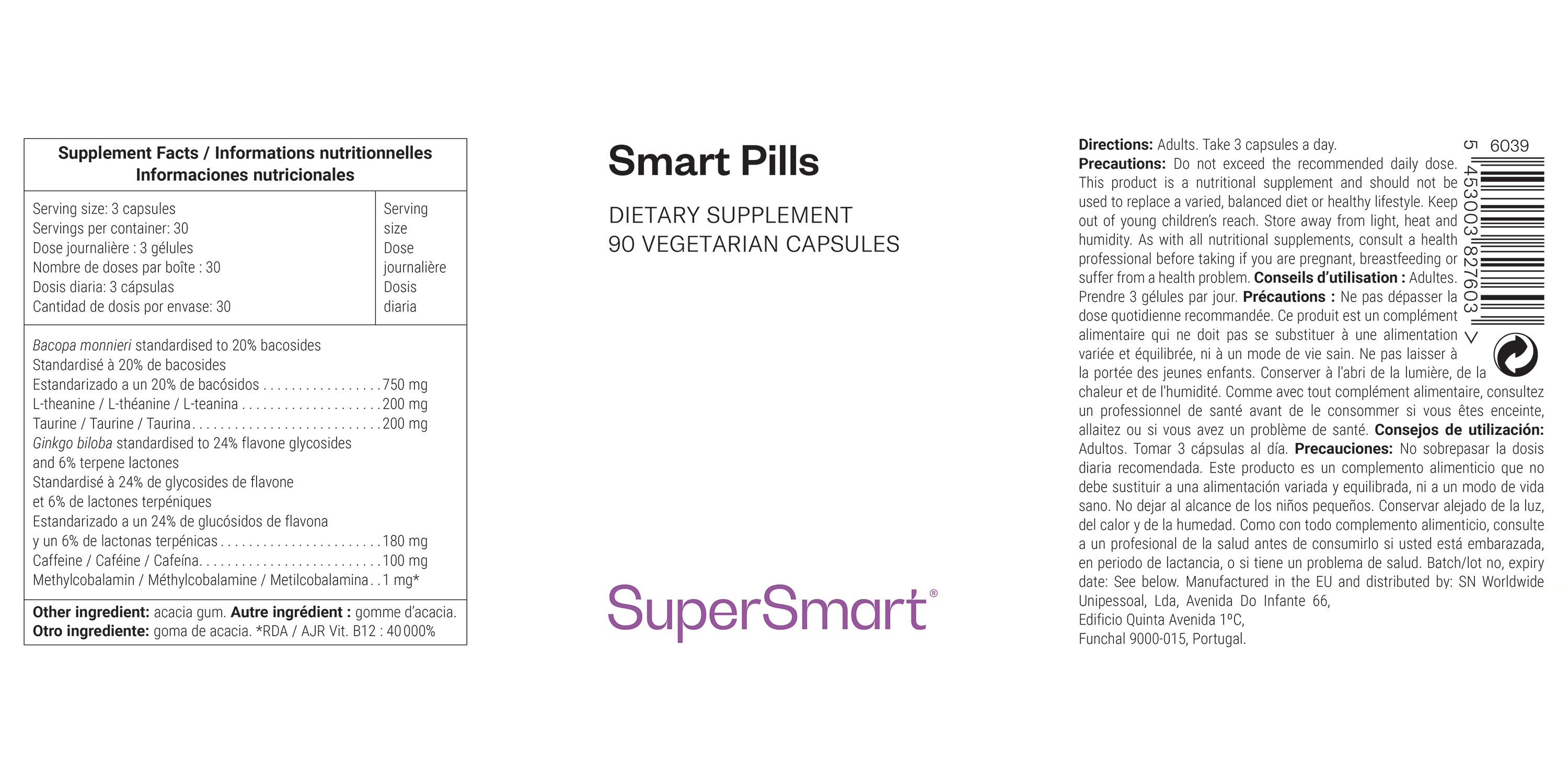 SuperSmart - Smart Pills 90 St