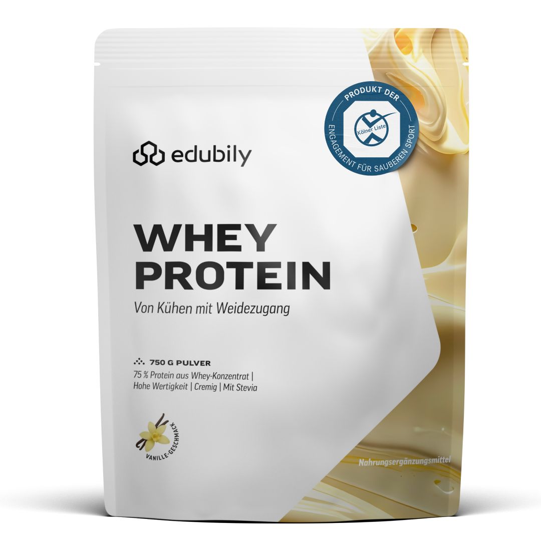 edubily® Whey Protein Konzentrat Vanille 750 g Pulver
