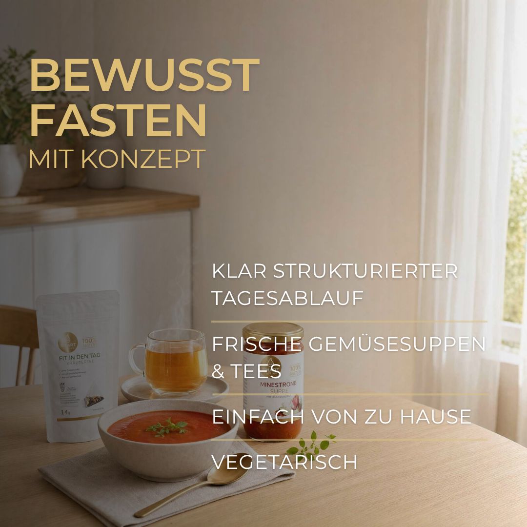 Smart Fasting® BALANCE THREE Fastenbox - 3 Tage - vegan, natürlich - Fasten nach Buchinger