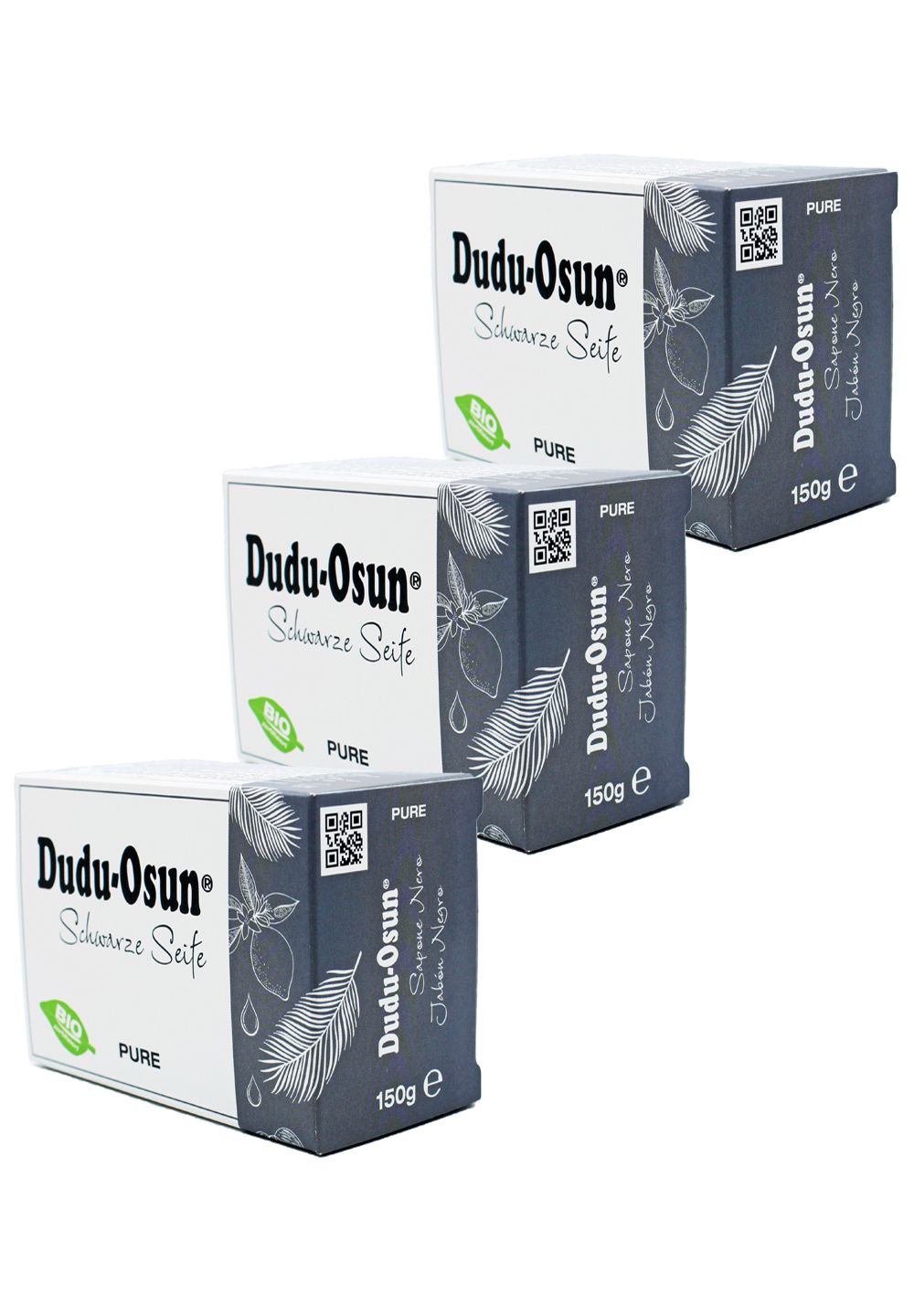 schwarze Seife Pur aus Afrika Bio Zertifiziert