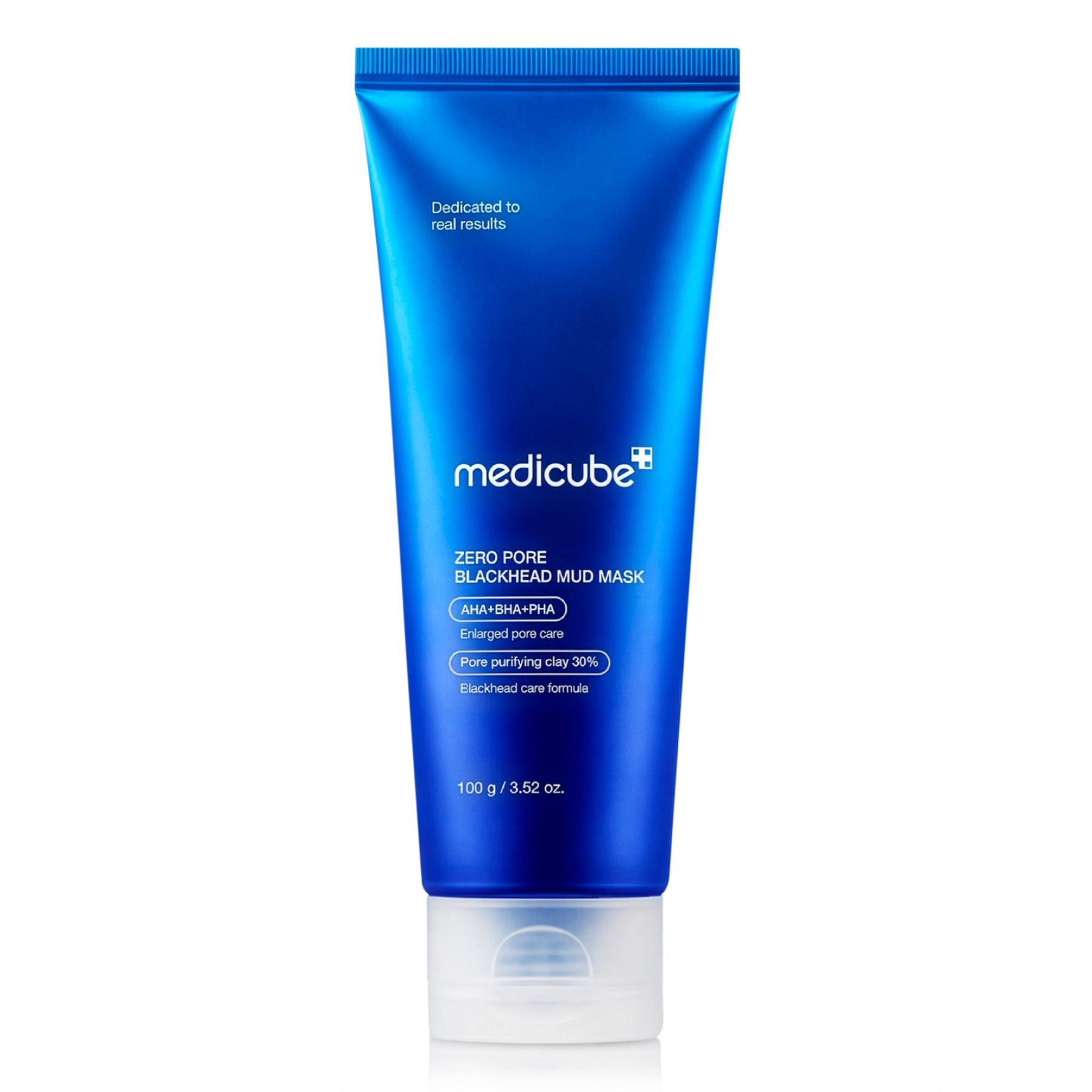 Blaue Tube mit Medicube Zero Pore Blackhead Mud Mask, 100g.