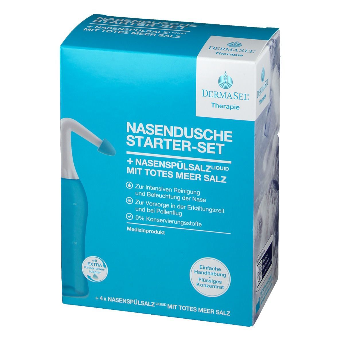 DERMASEL® Therapie Totes Meer Nasendusche Starter-Set