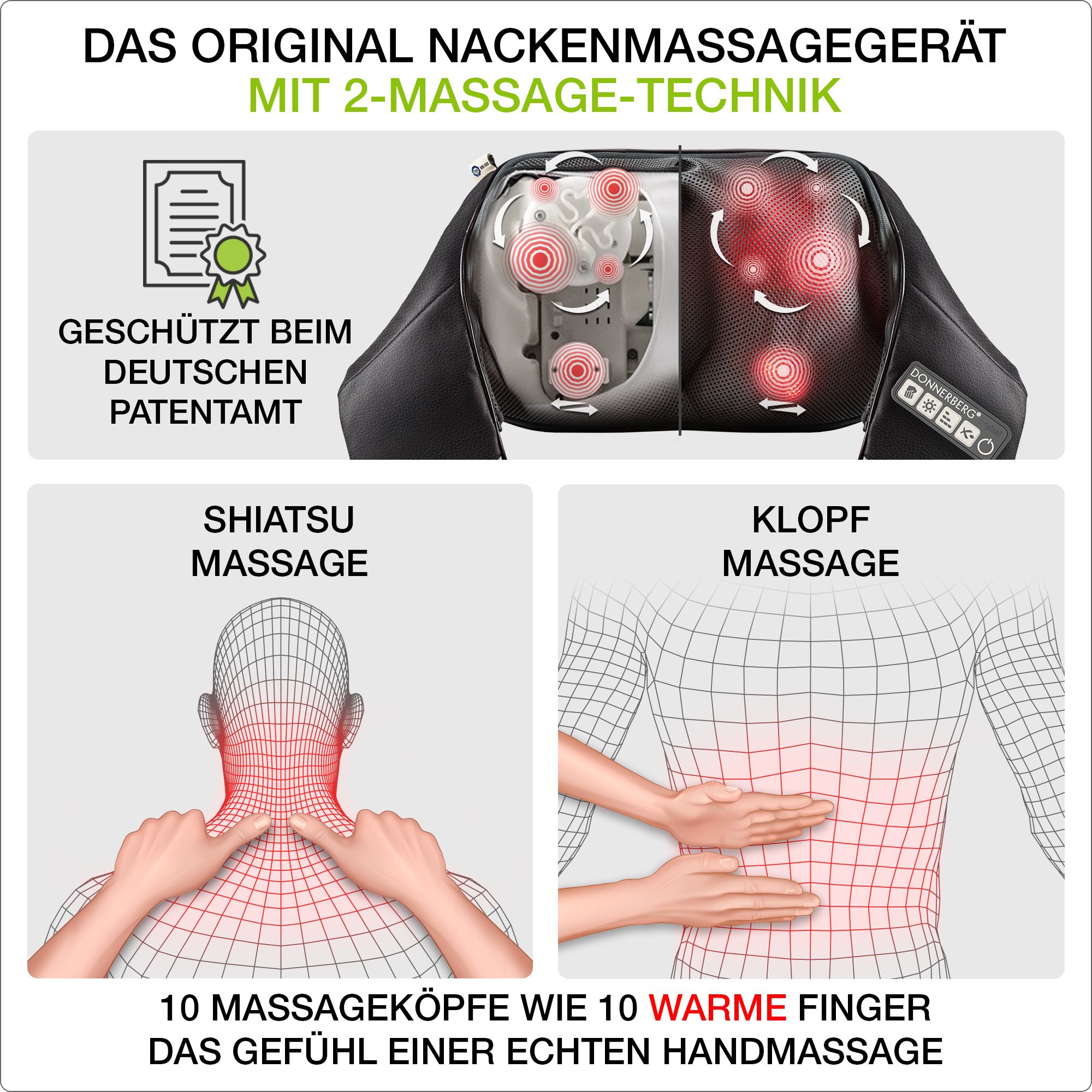 Donnerberg Klopfmassagegerät Klopfy Massagegerät