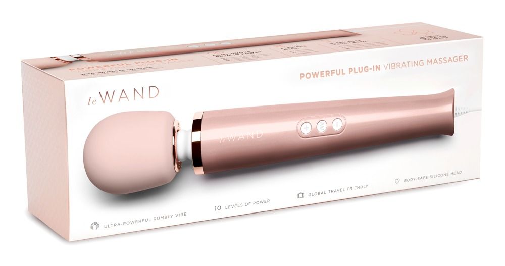 Le Wand Powerful Plug-In Wand-Massager Rosé