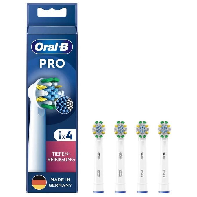 Oral-B  Aufsteckbürsten 4 Stück Pro Tiefenreinigung weiß