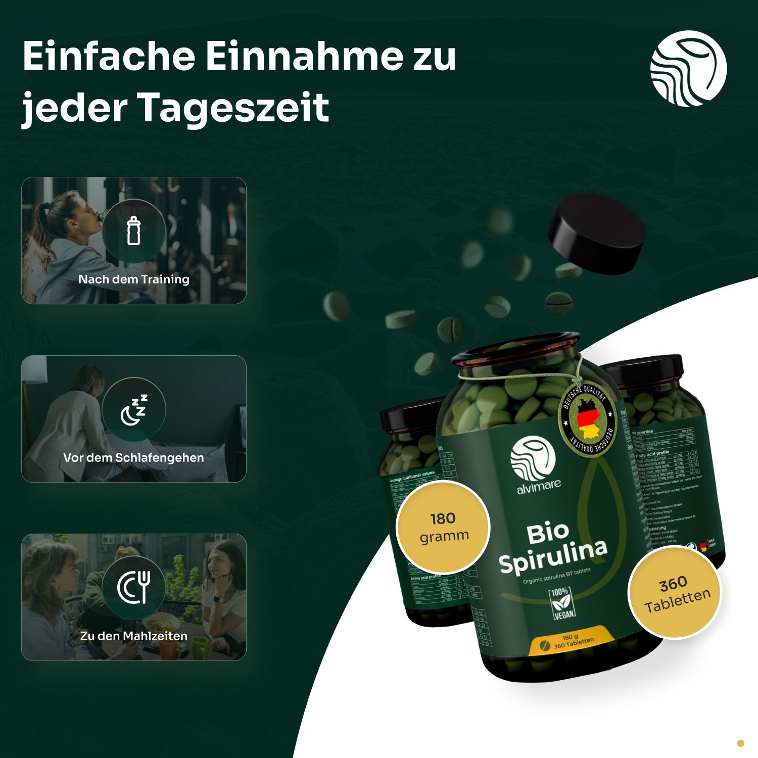 Alvimare Bio Spirulina Presslinge