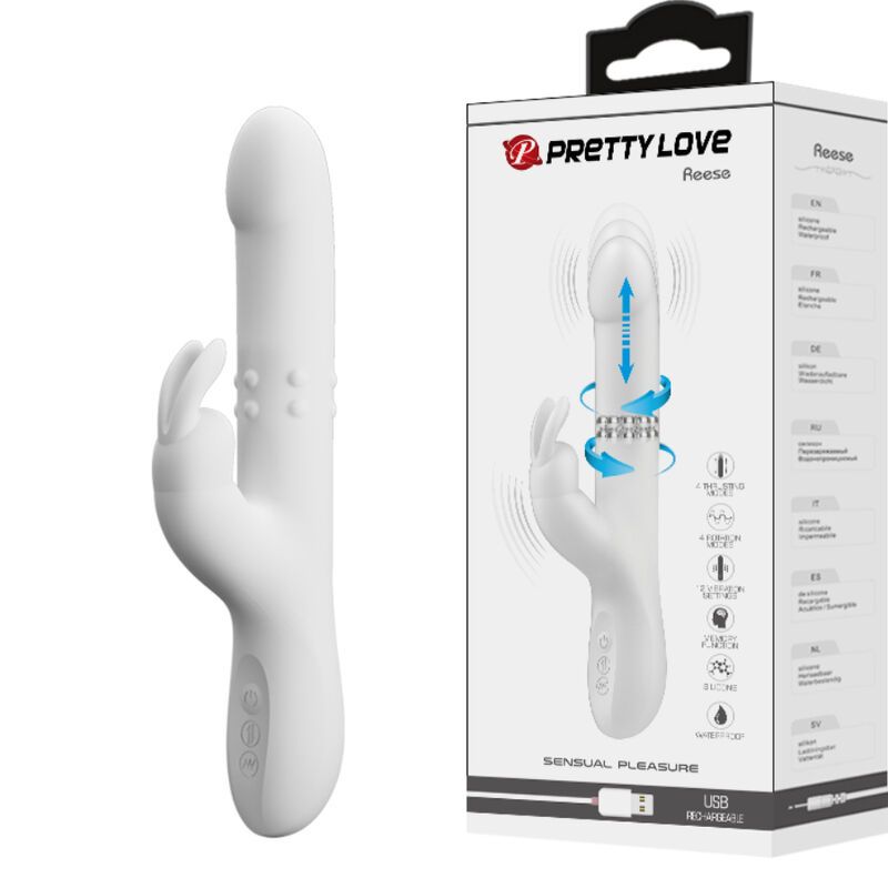 Pretty Love - Reese - Rabbit-Vibrator mit Rotation